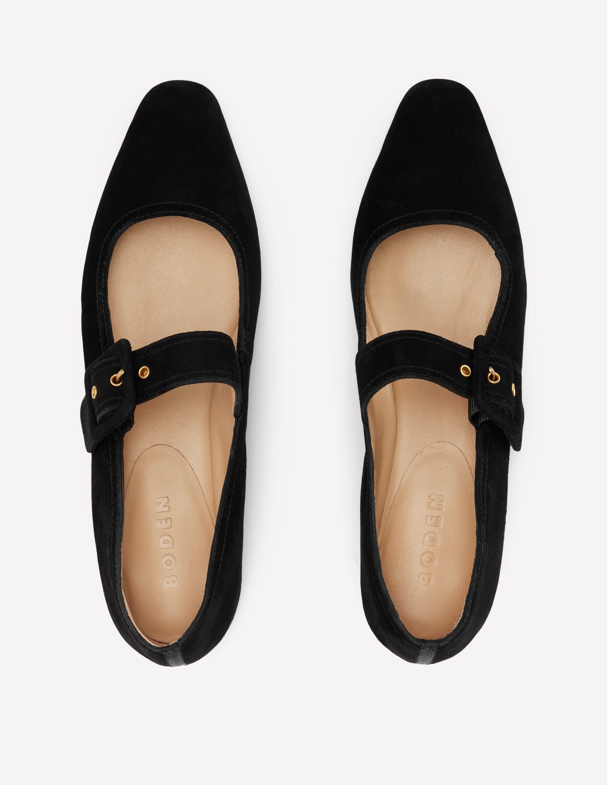 Vic Mary Janes mit geformter Spitze-Schwarz - Image 6