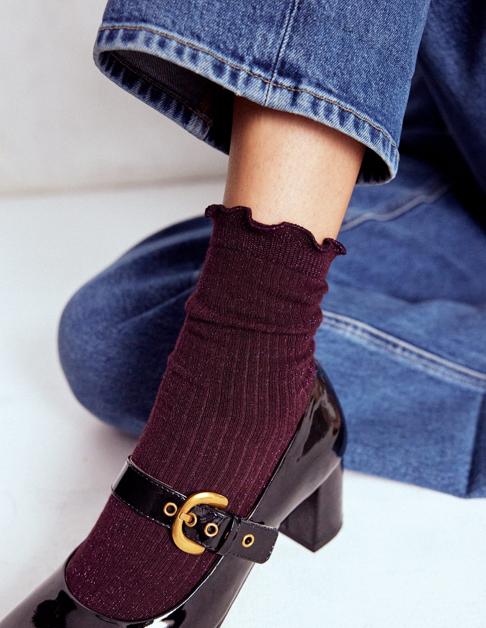 Glitzersocken im 3er-Pack-Bunt-1