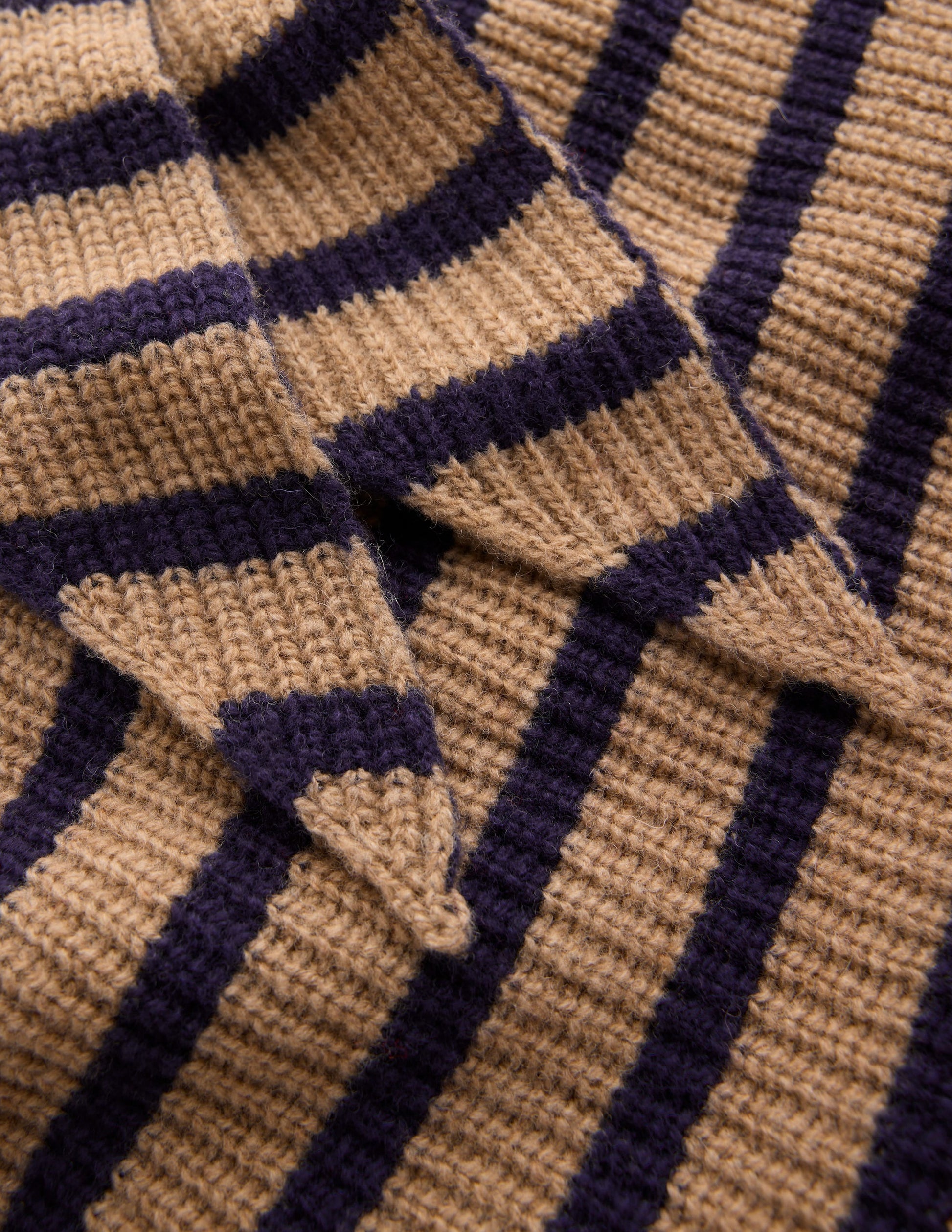 Foulard en laine-À Rayures-4