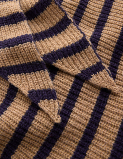 Foulard en laine-À Rayures-4