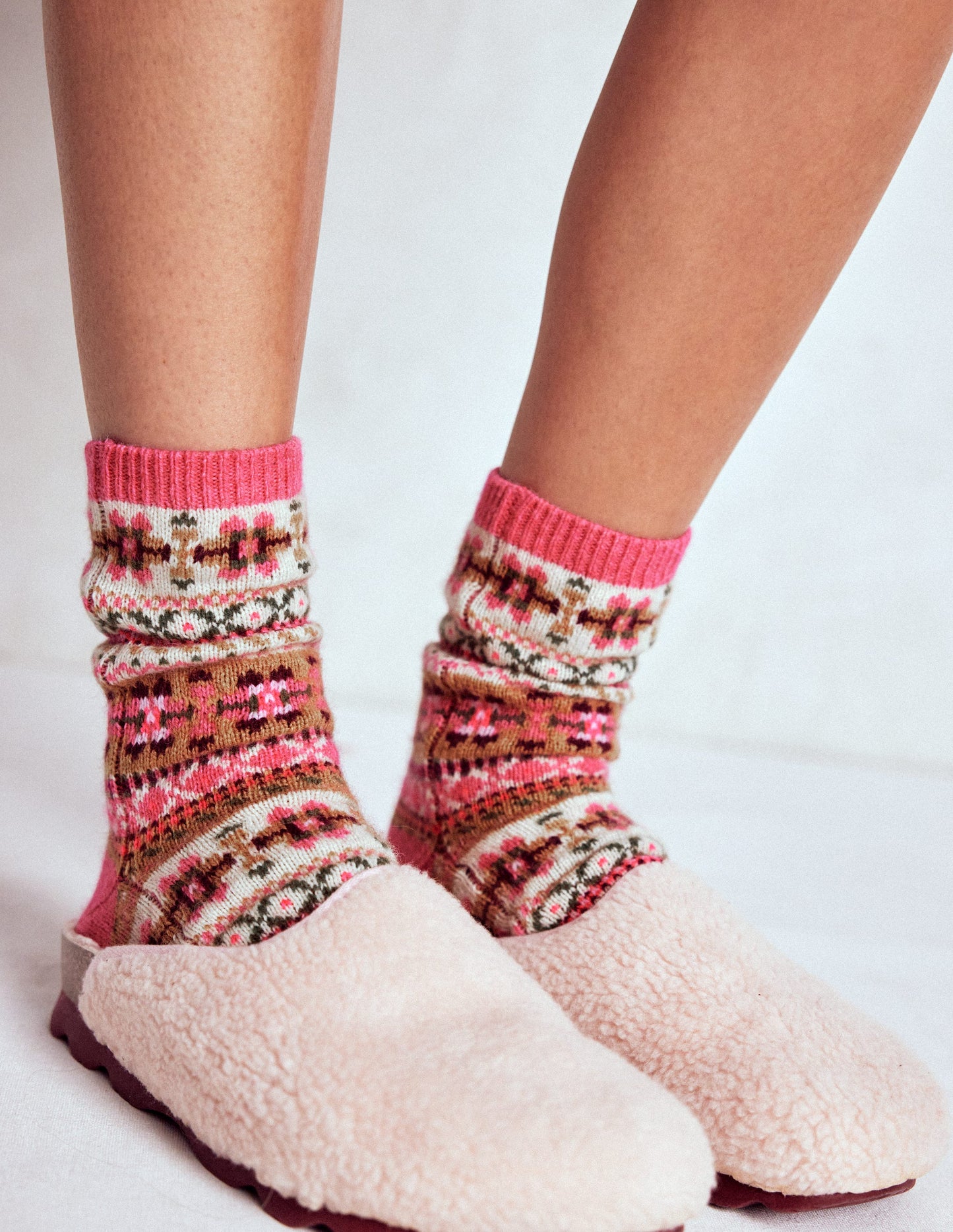 Fair-Isle-Socken-ROSA