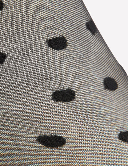 Collant à pois-Noir-3