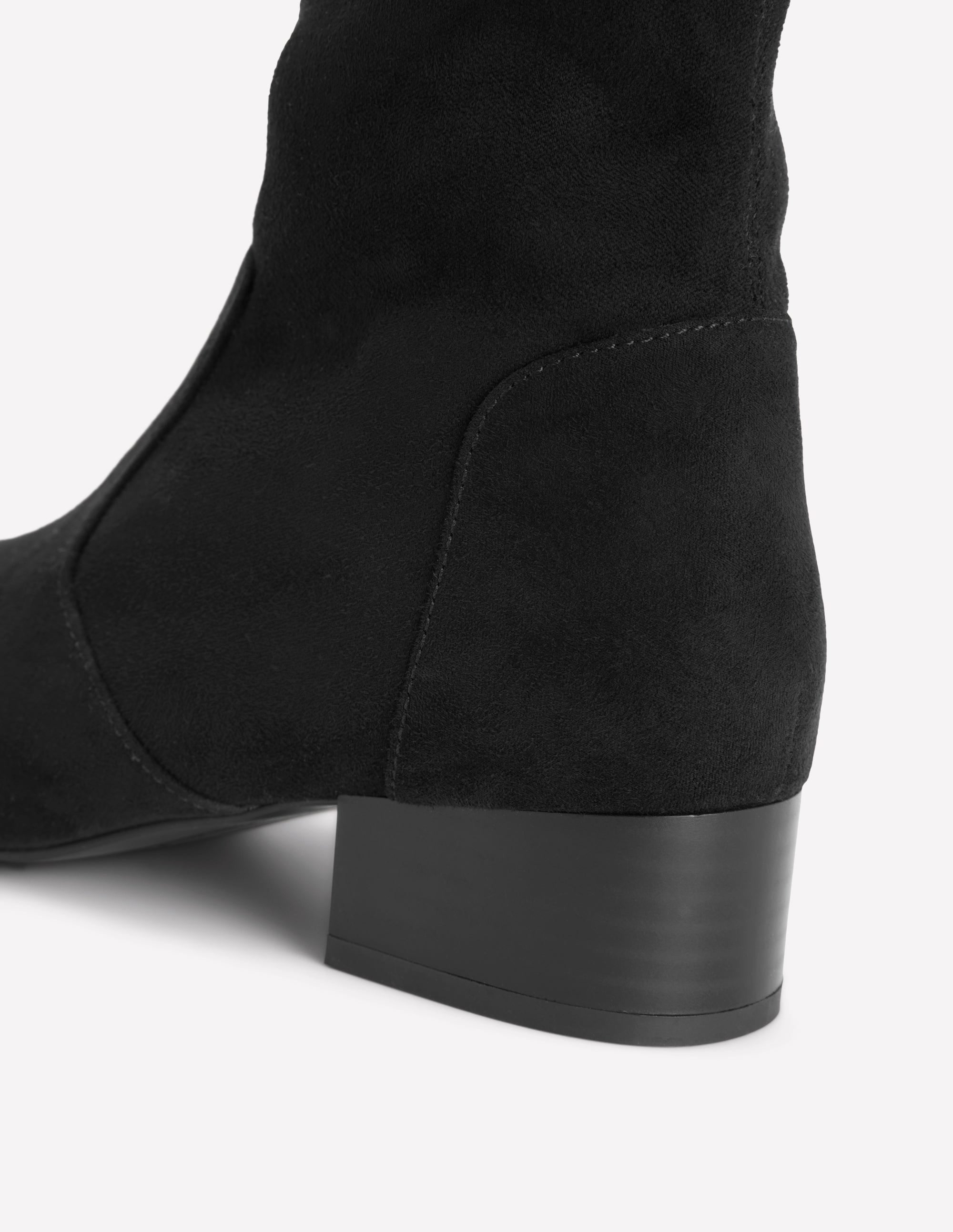 Flache Stretch-Stiefel-Schwarz - Image 4