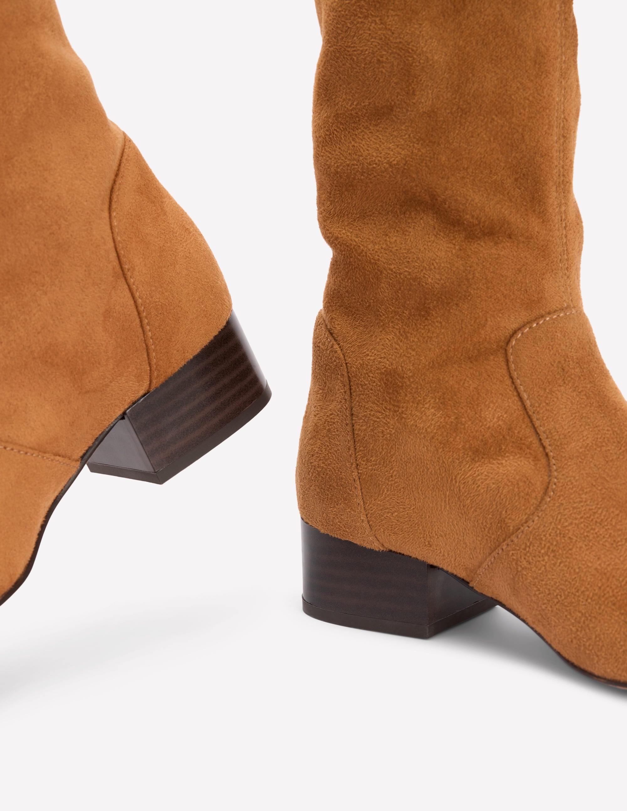 Flache Stretch-Stiefel-Braun - Image 3