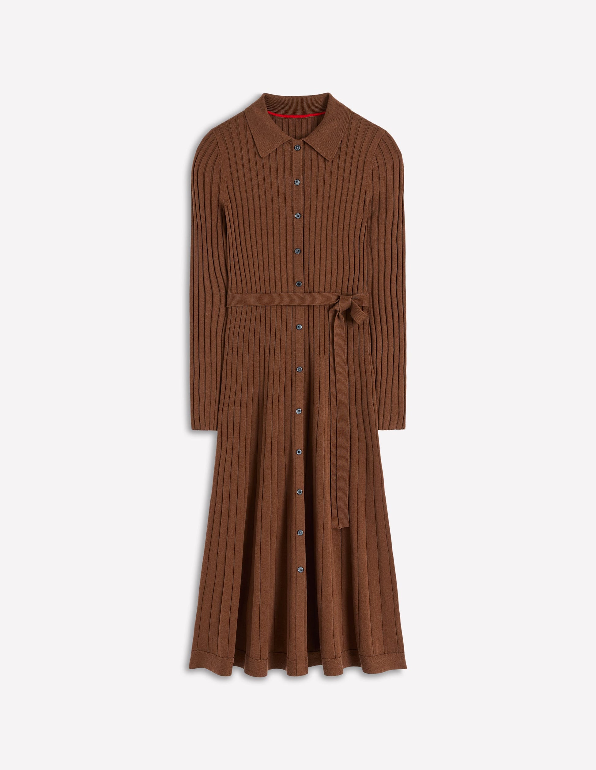 Rachel Gestrickes Hemdblusenkleid-Raue Umbra-5