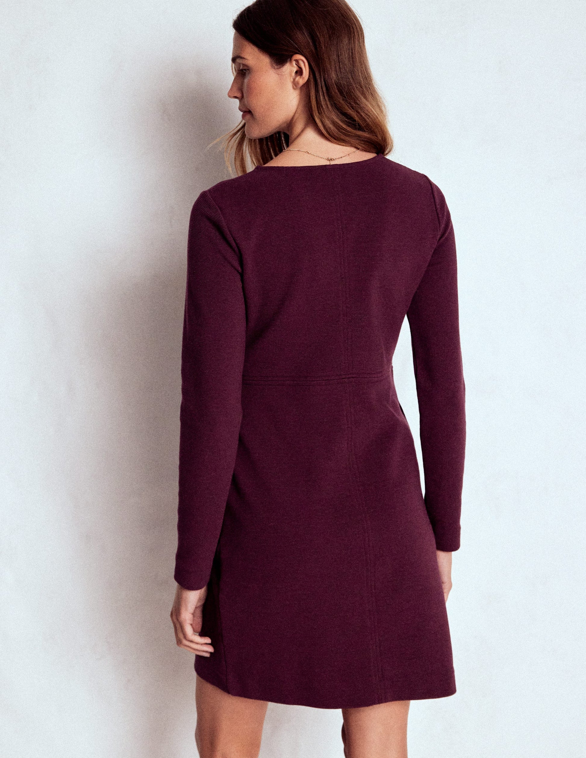 Cornelia Ottoman-Kleid-Dunkle Kirsche-3