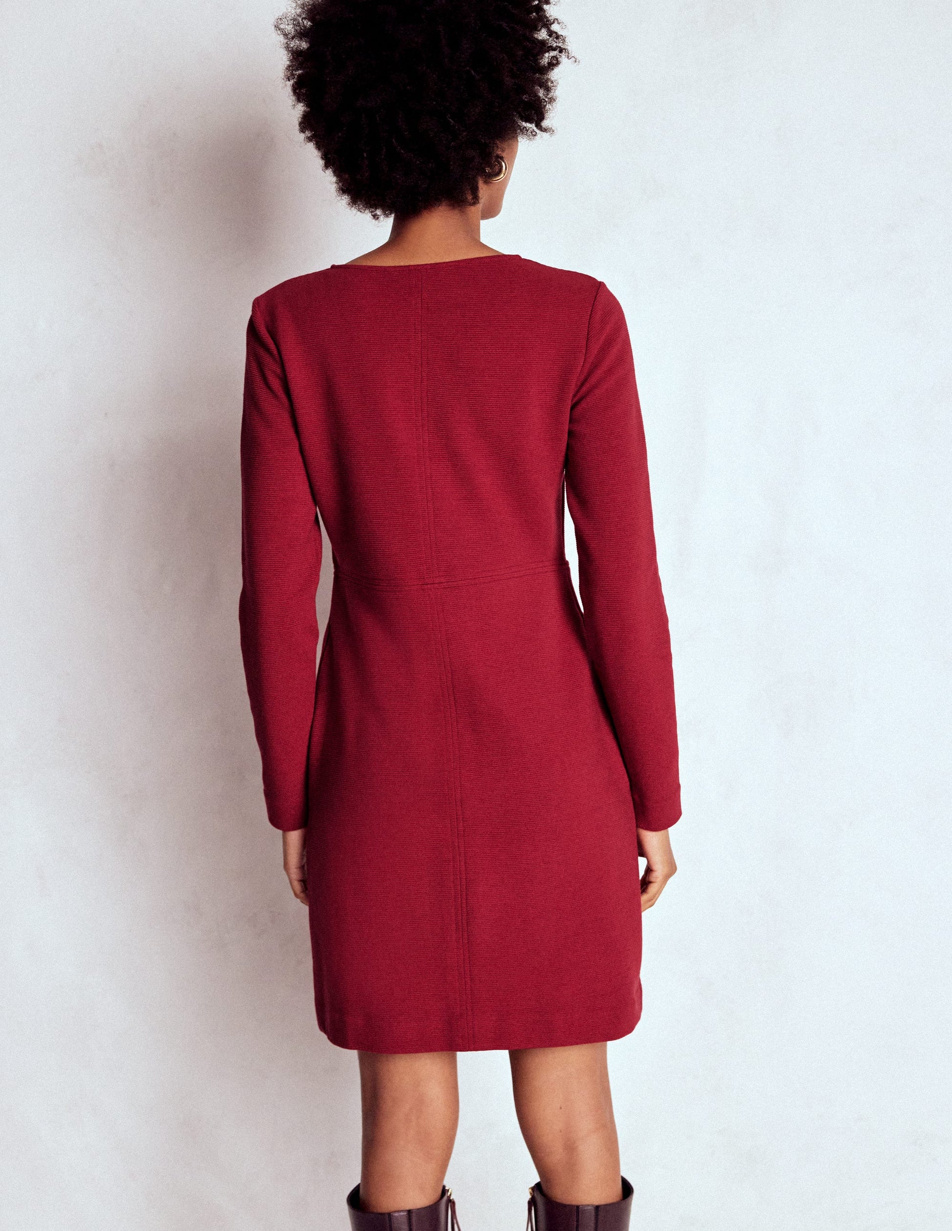 Cornelia Ottoman-Kleid-Rot Lakritz-2