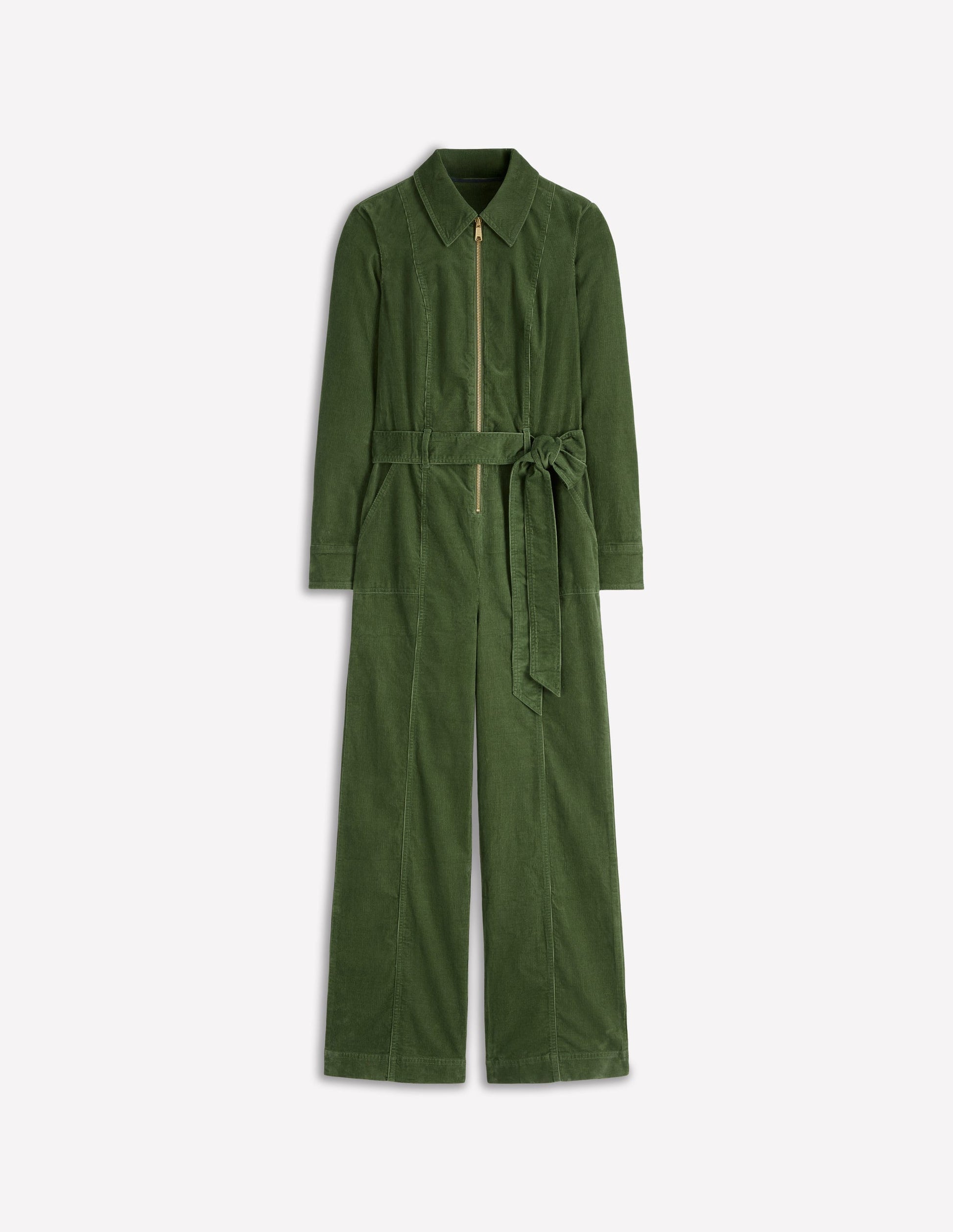 Cord-Jumpsuit mit Reißverschluss-Farn-5