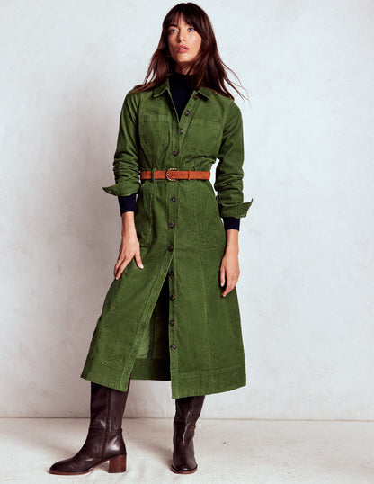 Amanda Midi-Cordkleid-Farn-2