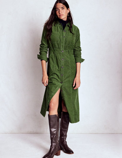 Amanda Midi-Cordkleid-Farn-5