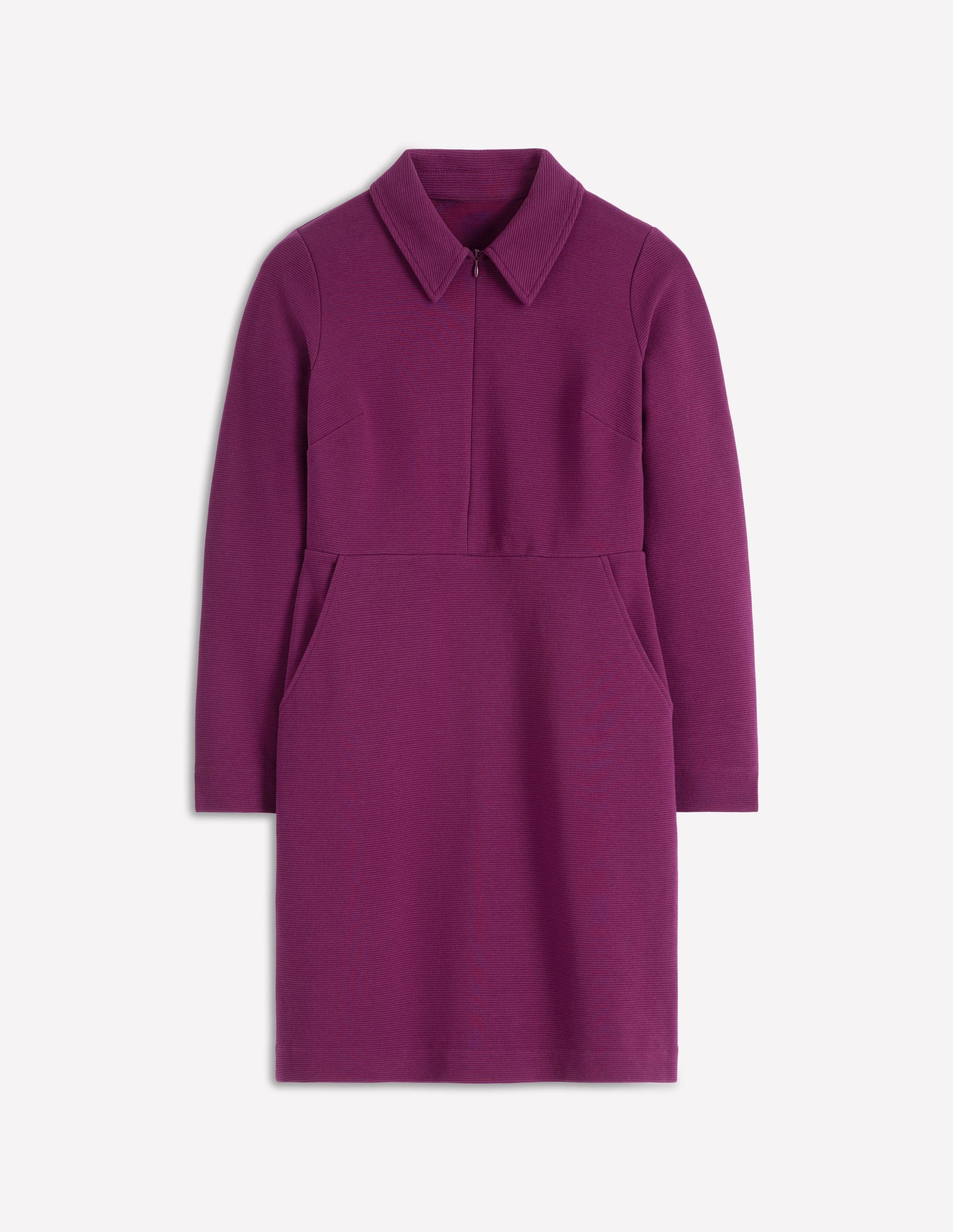 Cam Ottoman-Kleid mit Reißverschluss-Pflaumenmarmelade-5