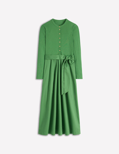 Kleid aus Rippstrick-Mix mit Knopfleiste-Fairway-5