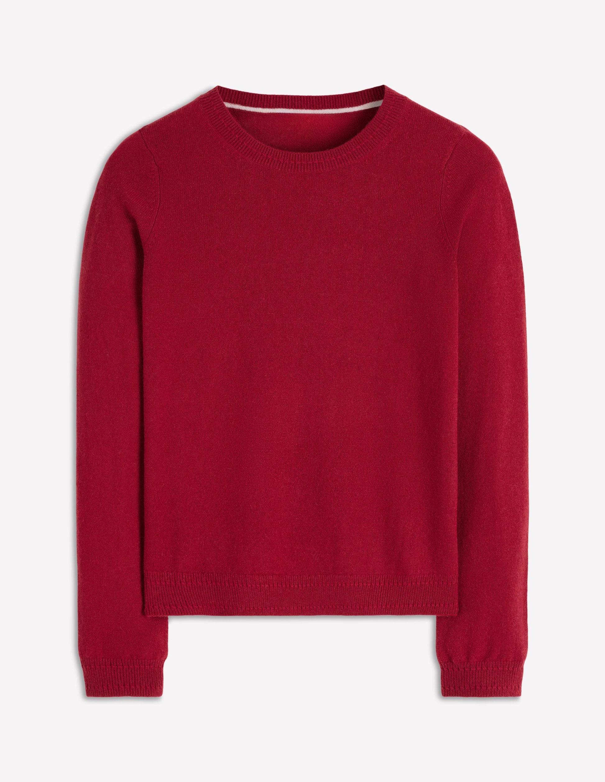 Eva Kaschmirpullover mit Rundhalsausschnitt-Rot Lakritz-6
