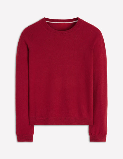 Eva Kaschmirpullover mit Rundhalsausschnitt-Rot Lakritz-6