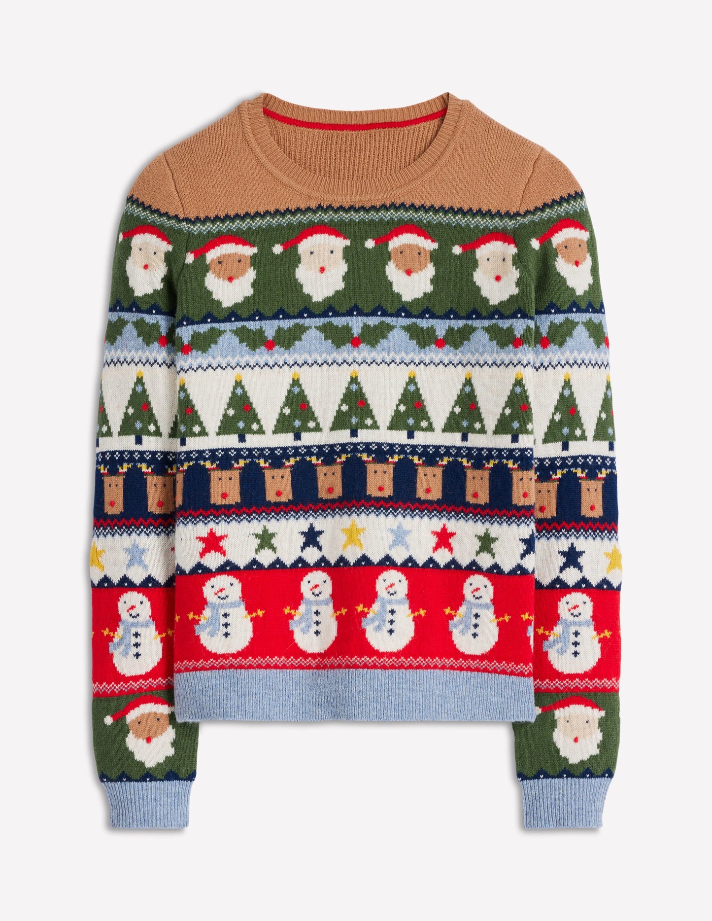 Edie Fair Isle Jumper-Multi, Christmas Fair Isle