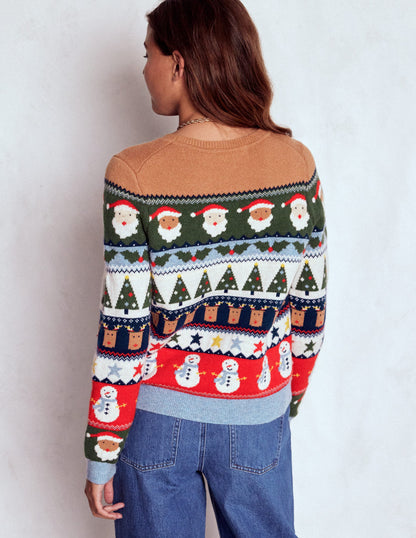 Edie Fair Isle Jumper-Multi, Christmas Fair Isle-3