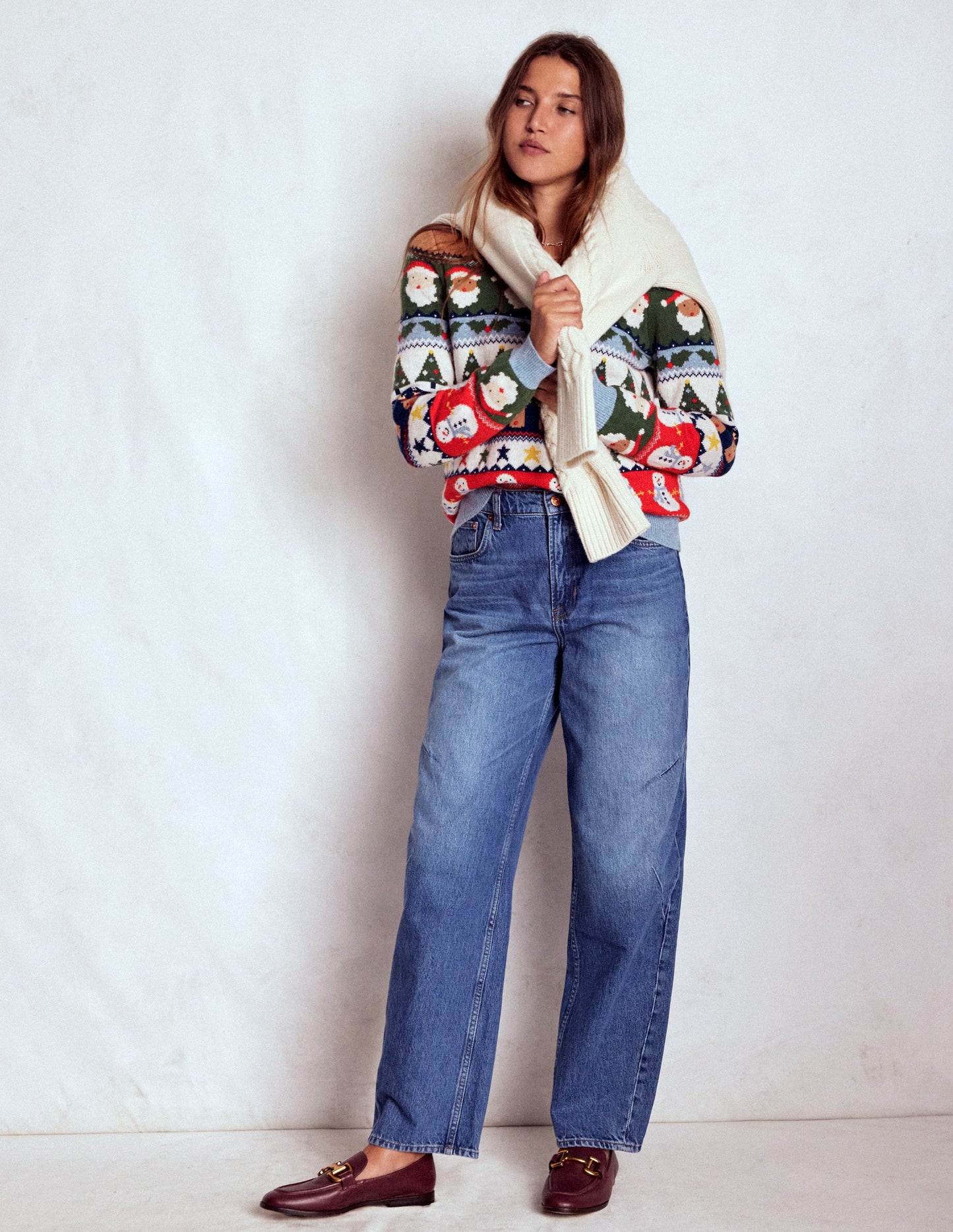 Edie Fair Isle Jumper-Multi, Christmas Fair Isle