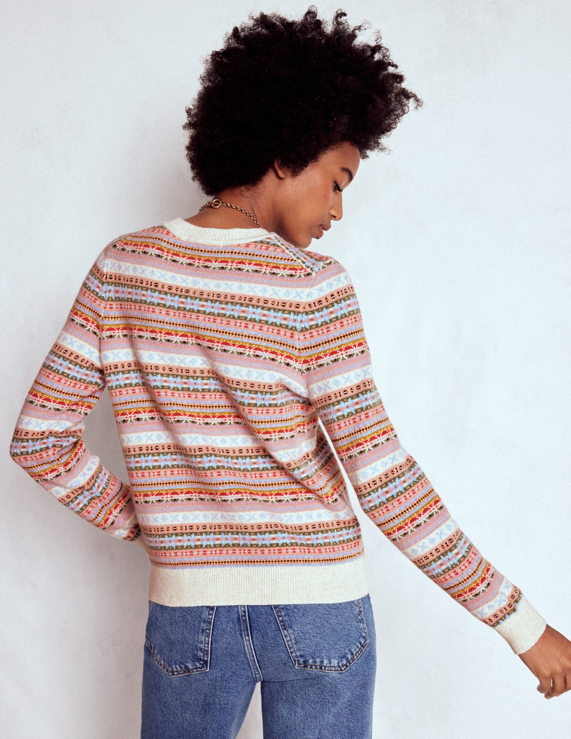 Edie Fair-Isle-Pullover-Klassisch Fair-Isle-4