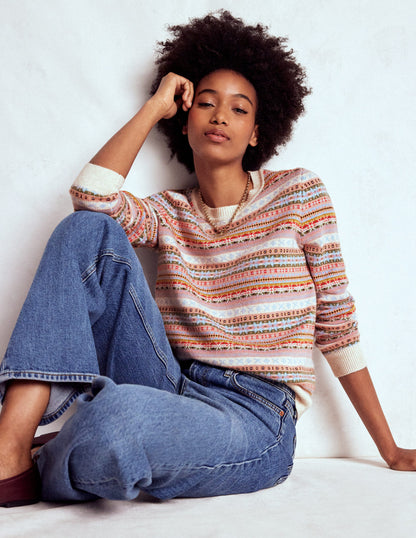 Edie Fair-Isle-Pullover-Klassisch Fair-Isle-5
