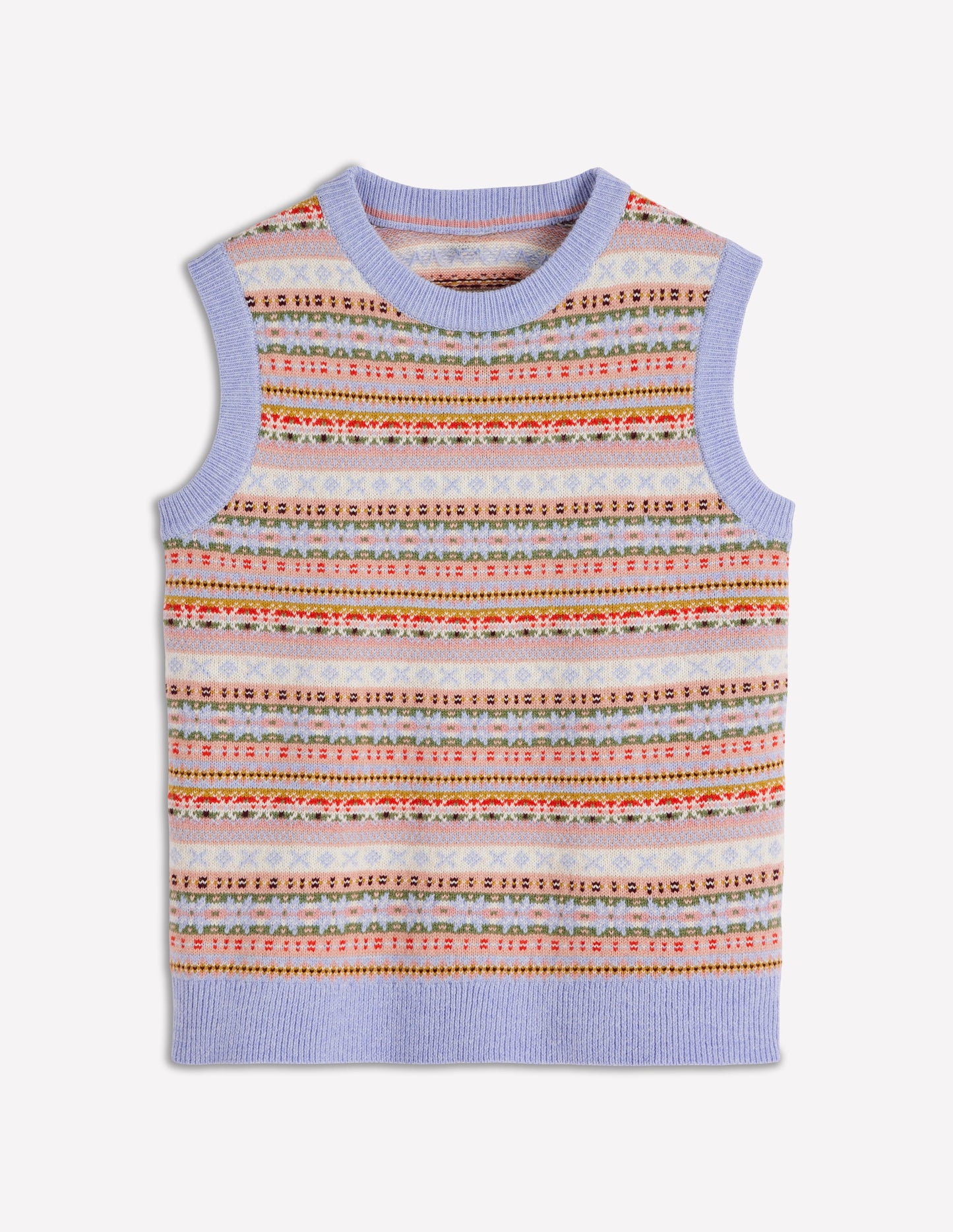 Edie Fair-Isle-Top-Klassisch Fair-Isle
