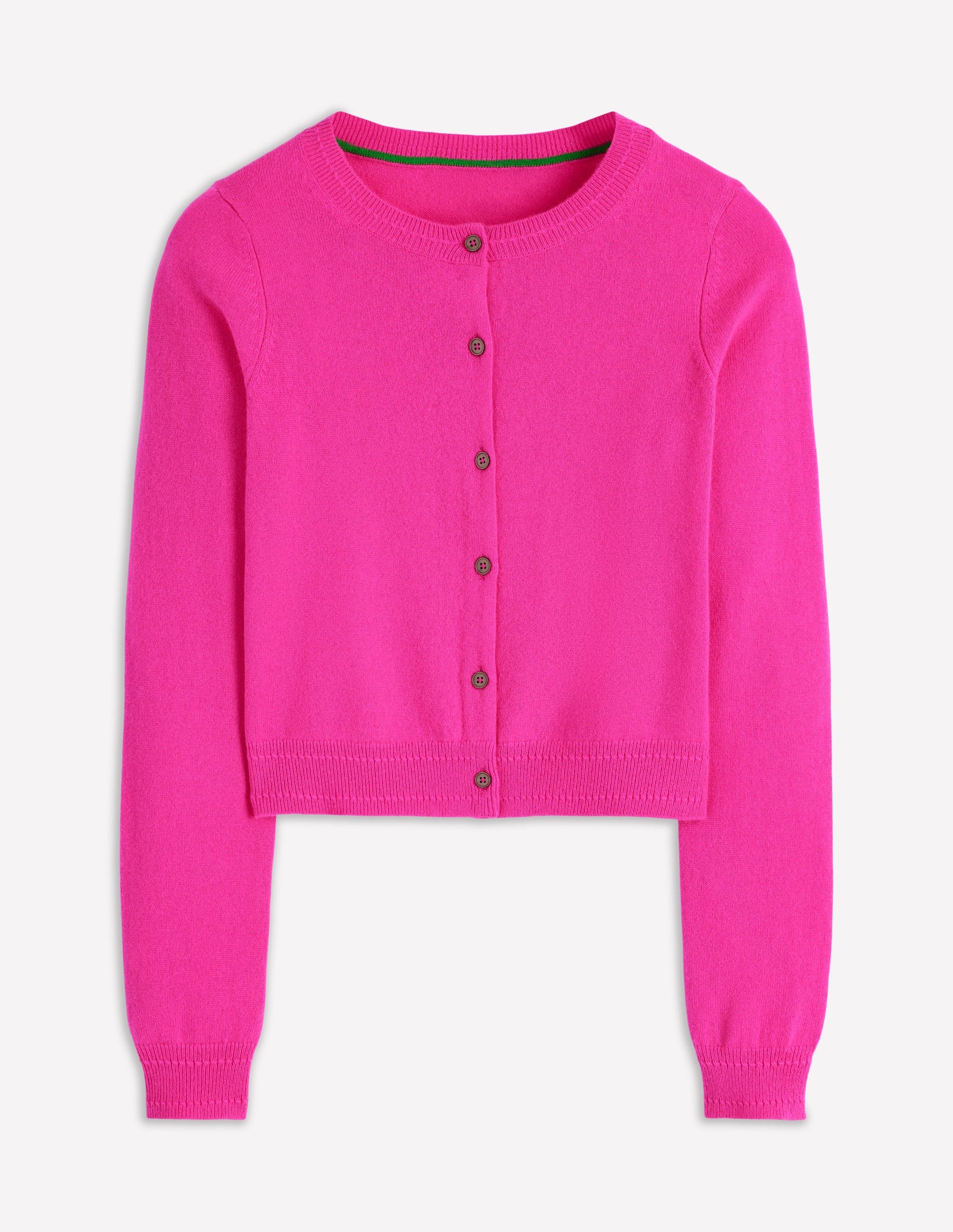 Eva Verkürzte Strickjacke aus Kaschmir-Farbenfrohes Stiefmütterchen-5