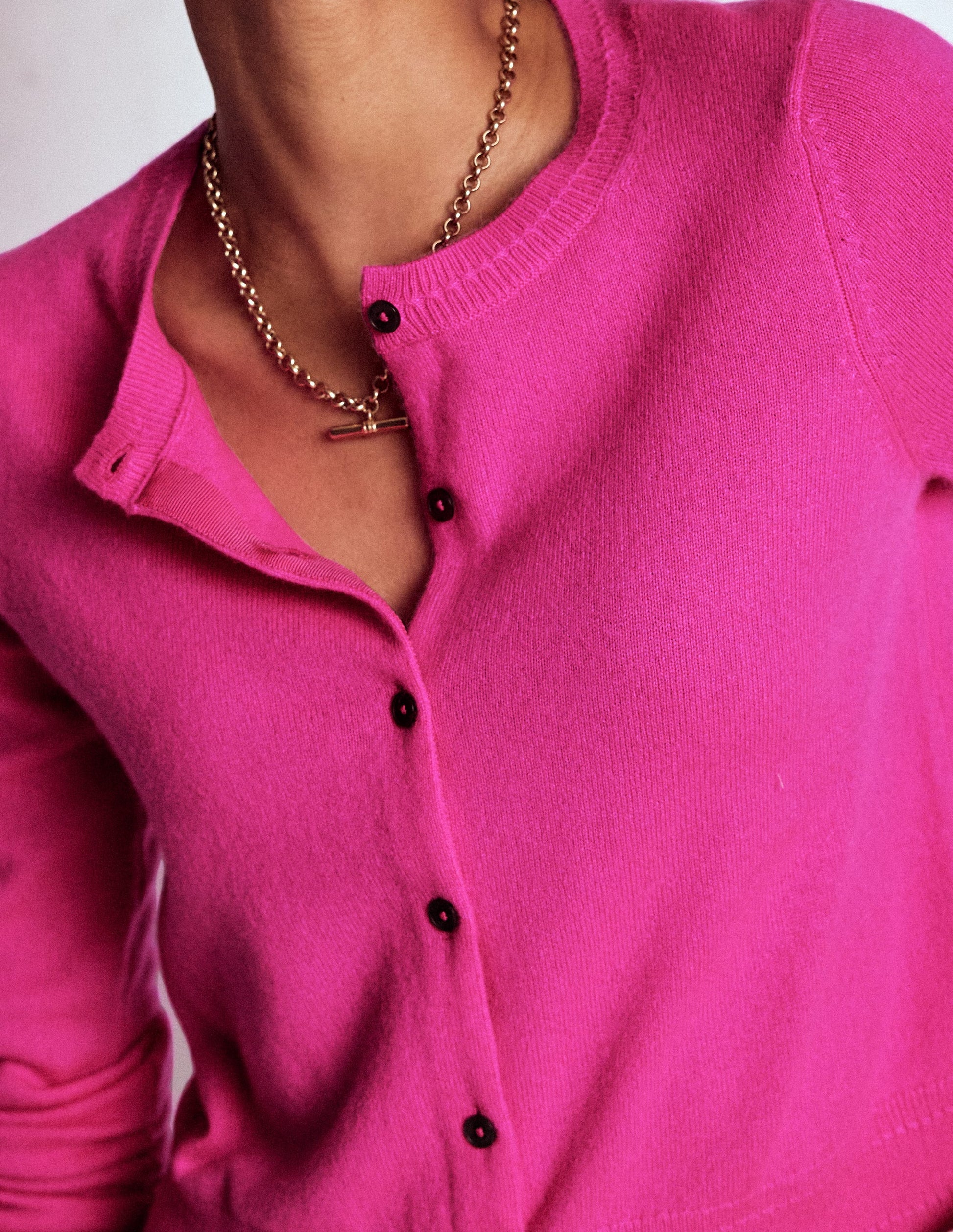 Eva Verkürzte Strickjacke aus Kaschmir-Farbenfrohes Stiefmütterchen-2