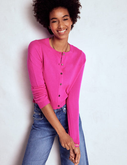 Eva Verkürzte Strickjacke aus Kaschmir-Farbenfrohes Stiefmütterchen-4