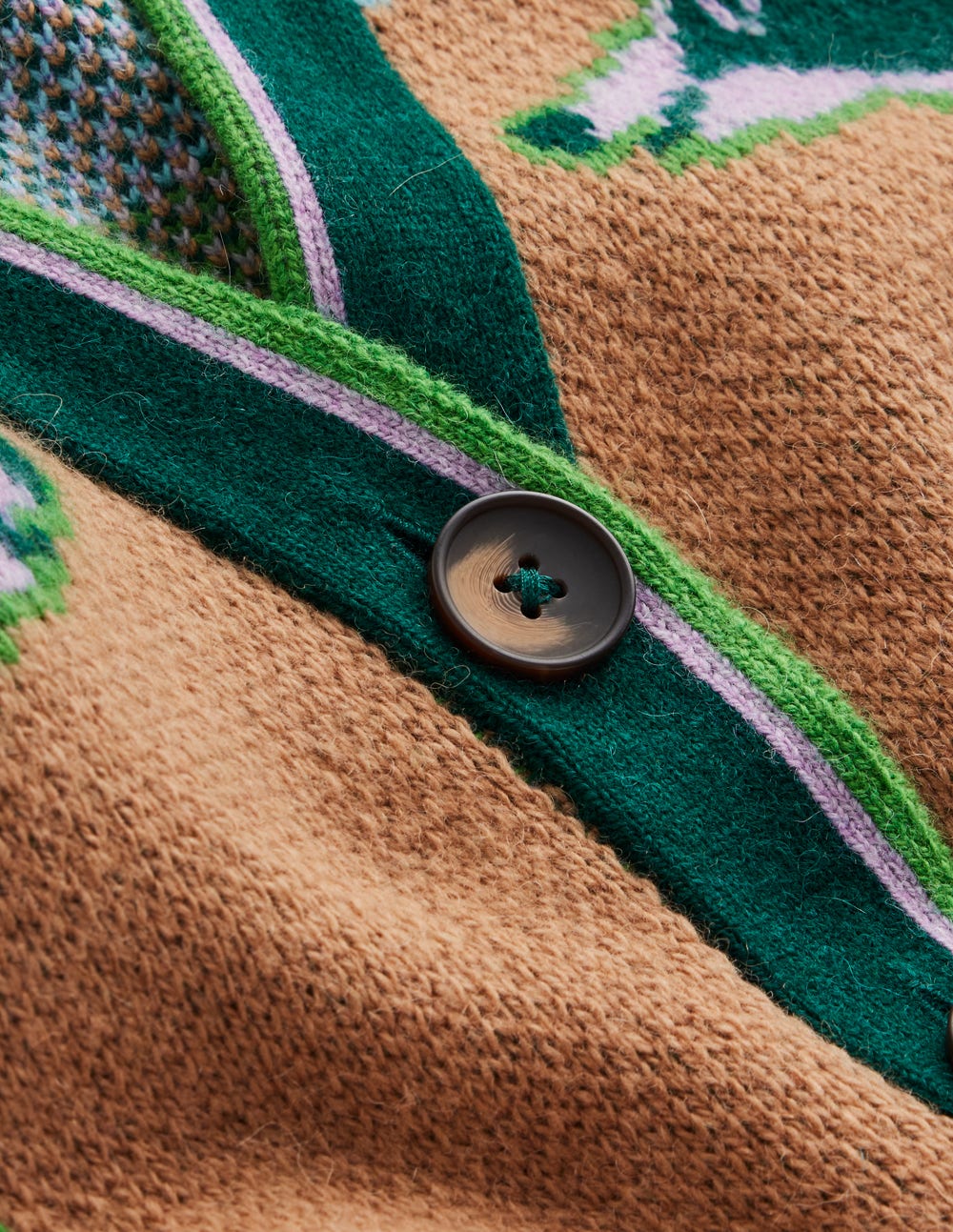 Quinn Strickjacke im Boyfriend-Stil-Dunkles Smaragdgrün Windhund - Image 8