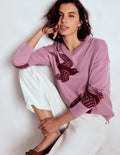 Natasha Pullover mit originellem Design-Schwalbe