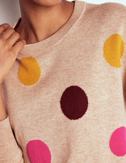 Natasha Pullover mit originellem Design-Bunt, Punkte-3