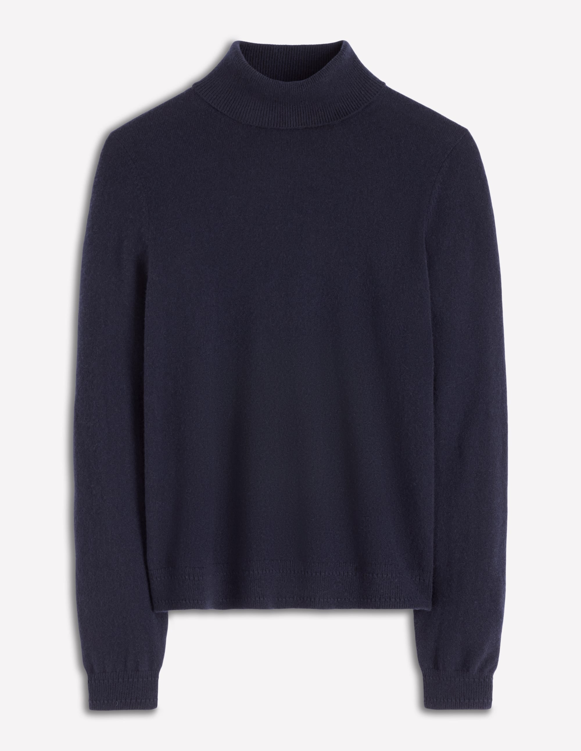 Eva Kaschmir-Rollkragenpullover-Marineblau - Image 7