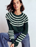 Alice Flauschiger Raglanpullover-Botanischer Garten