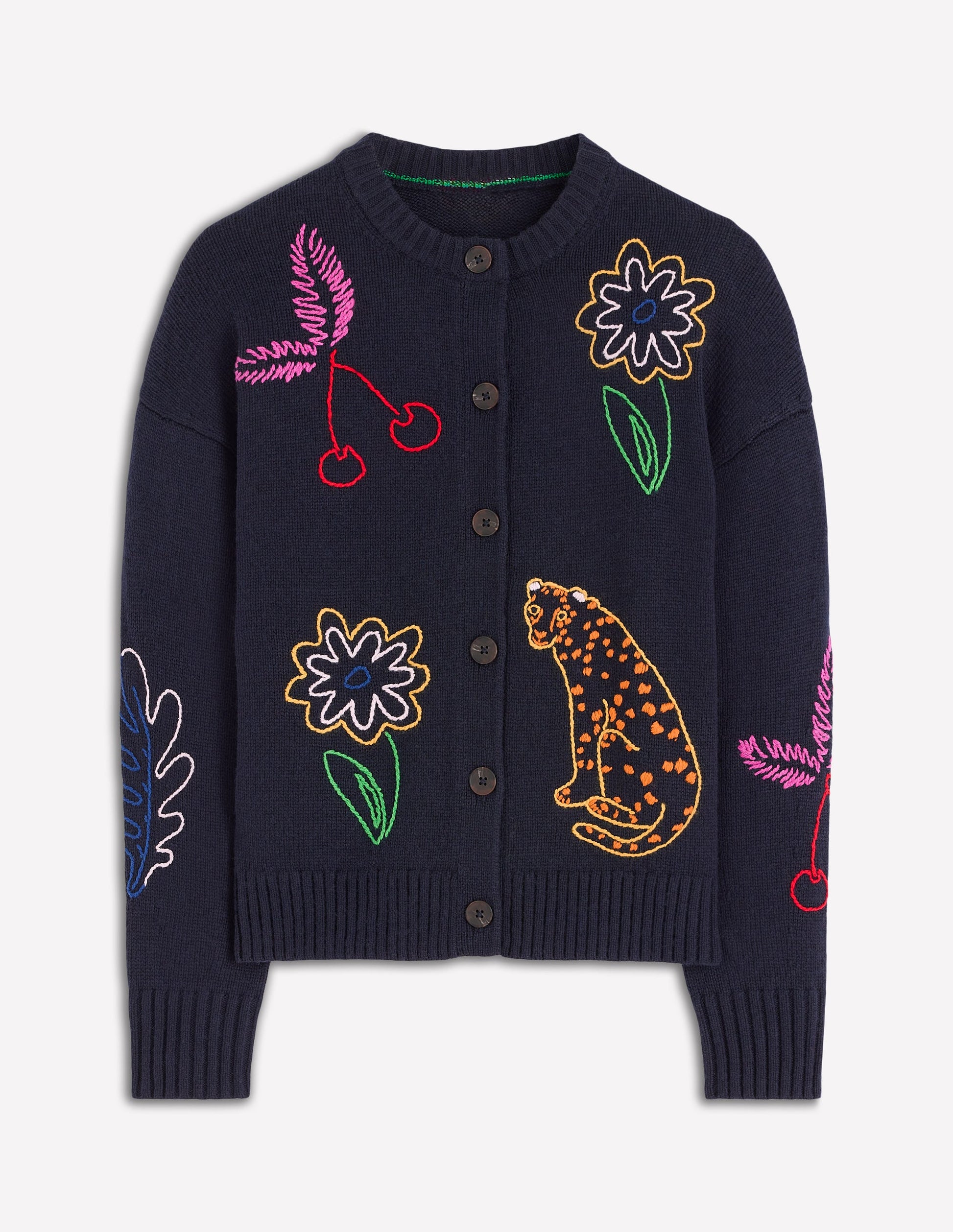 Natalie Strickjacke mit Stickerei-Navy, Stickerei-6