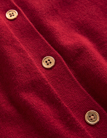 Briony Strickjacke mit Ziernähten-Rot Lakritz-7
