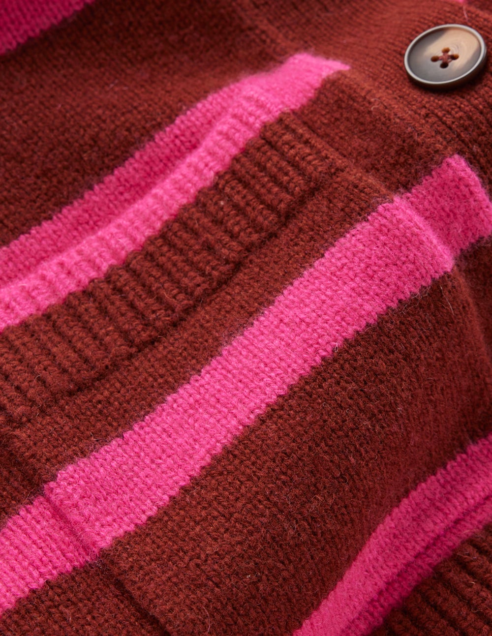 Marion Strickjacke aus Merinowolle-Umbra, Brillantpink-7