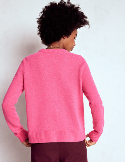 Marion Strickjacke aus Merinowolle-Animals/Stripe-5