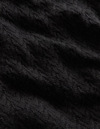 Diane Pointelle-Pullover-Schwarz-6