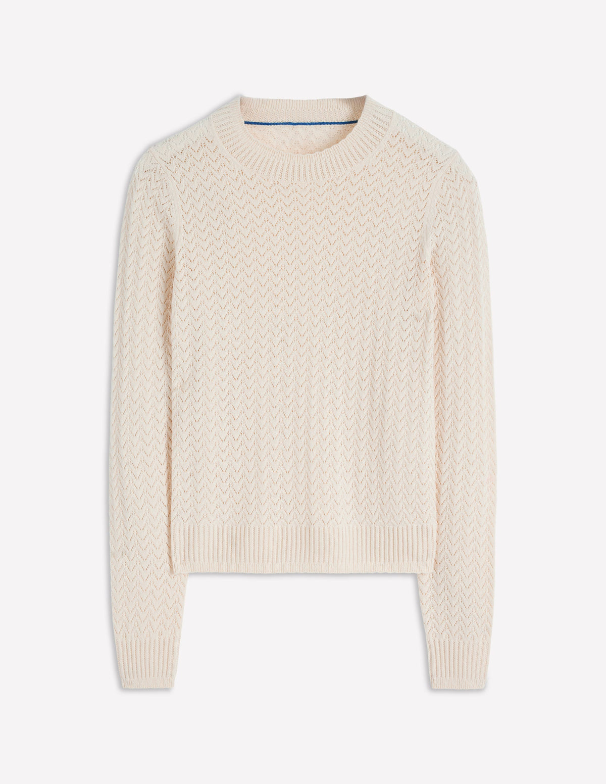 Pull Diane en pointelle-Ivoire chaud - Image 6