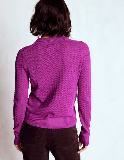 Diane Pointelle-Pullover-Königliches Lila-3