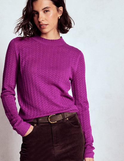 Diane Pointelle-Pullover-Königliches Lila-4