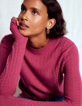 Diane Pointelle-Pullover-Leuchtende Kirsche