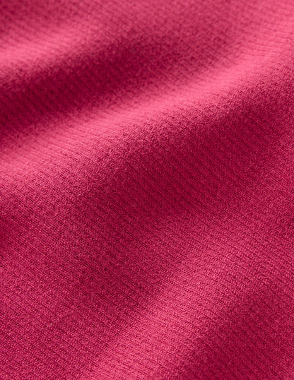 Emilia Rollkragenpullover aus Baumwolle-Leuchtende Kirsche-5