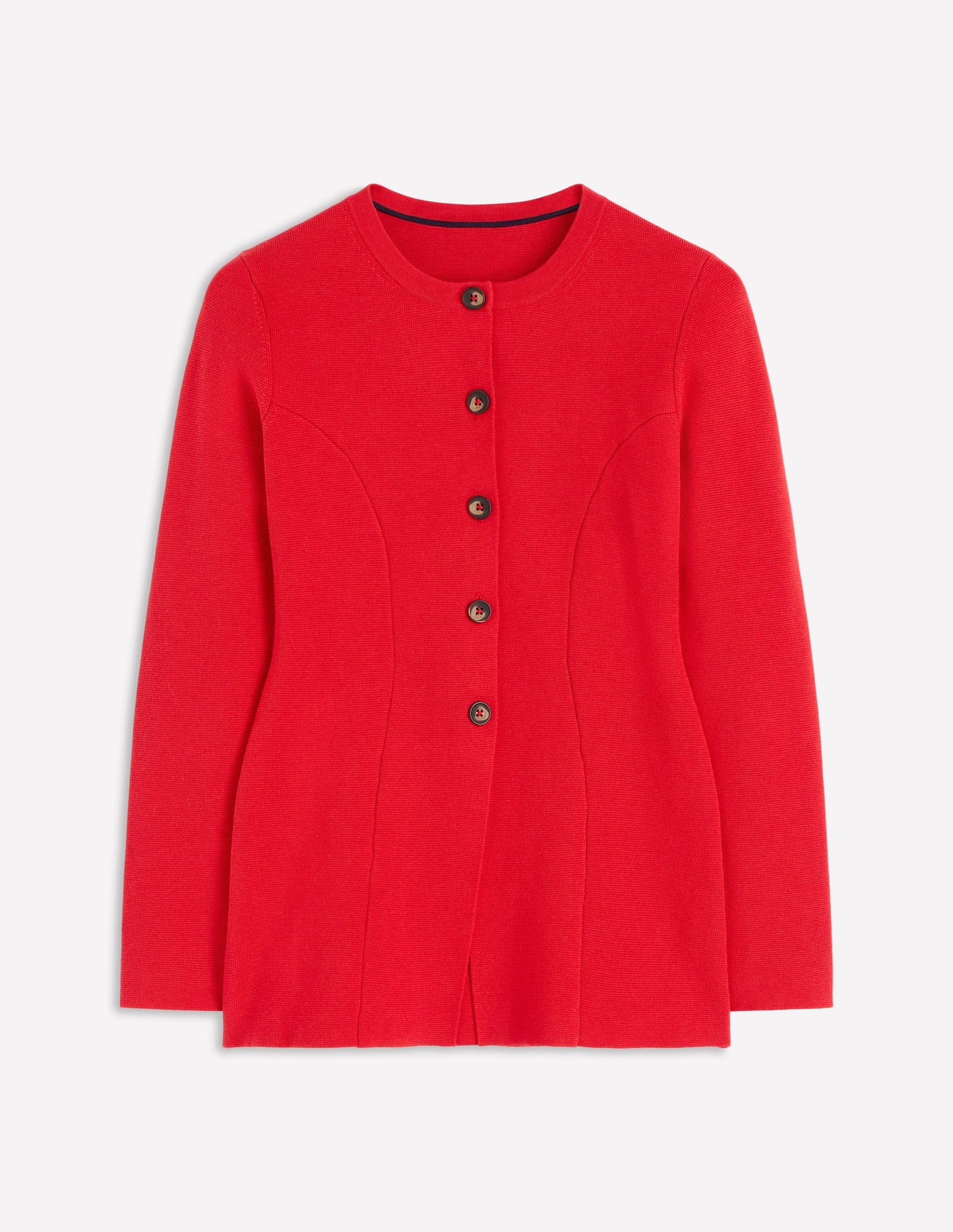 Veste ajustée Joanna en maille-Rouge coquelicot