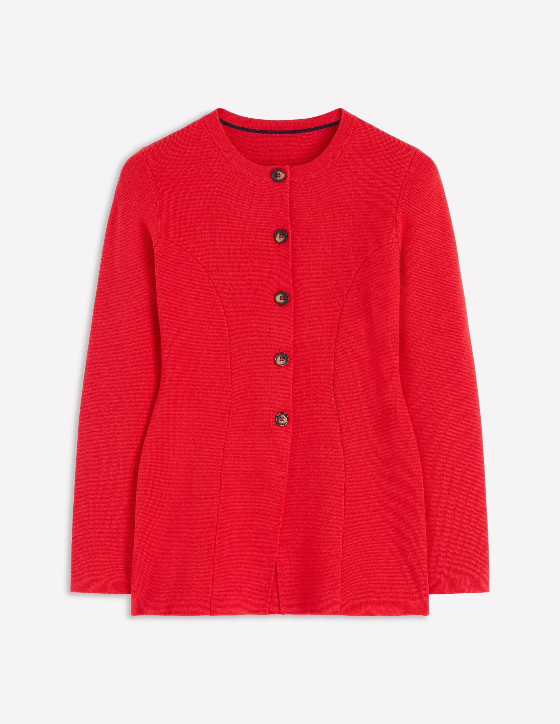Veste ajustée Joanna en maille-Rouge coquelicot-6
