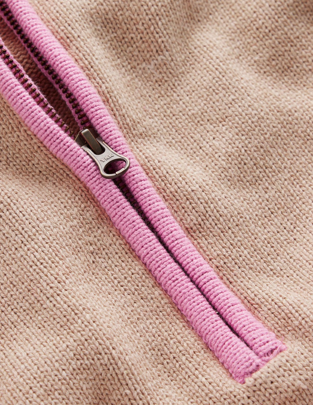 Pull Lucy partiellement zippé-Chinchilla chiné, vert-7