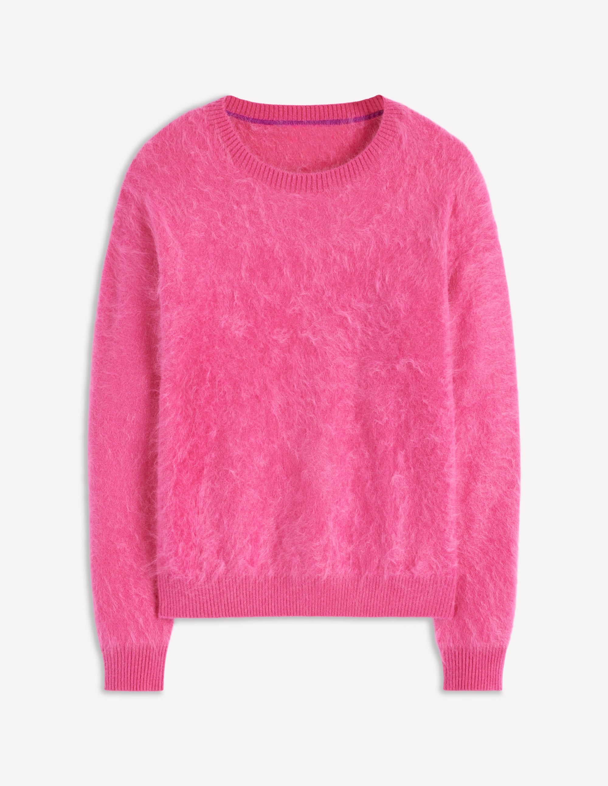 Kat Pullover aus gebürstetem Kaschmir-Rosarot - Image 6
