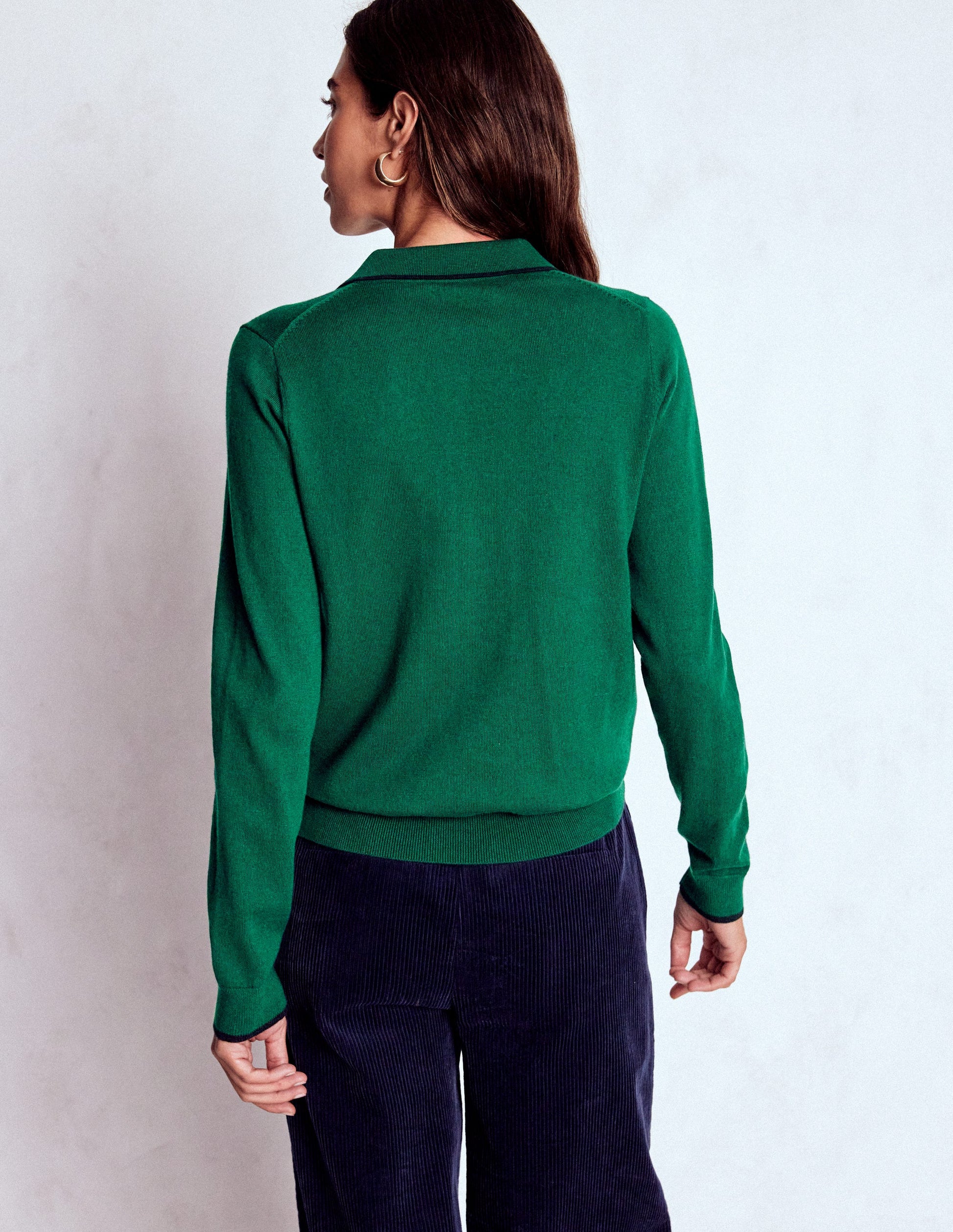Liz Henley-Pullover-Botanischer Garten Grün-3