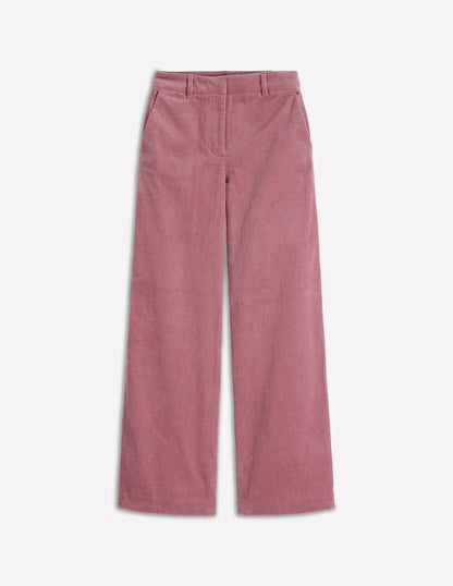 Pantalon Belgravia en velours côtelé-Bruyère rose-7