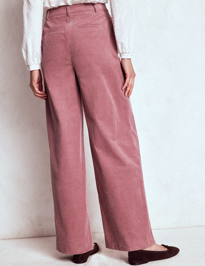 Pantalon Belgravia en velours côtelé-Bruyère rose-3