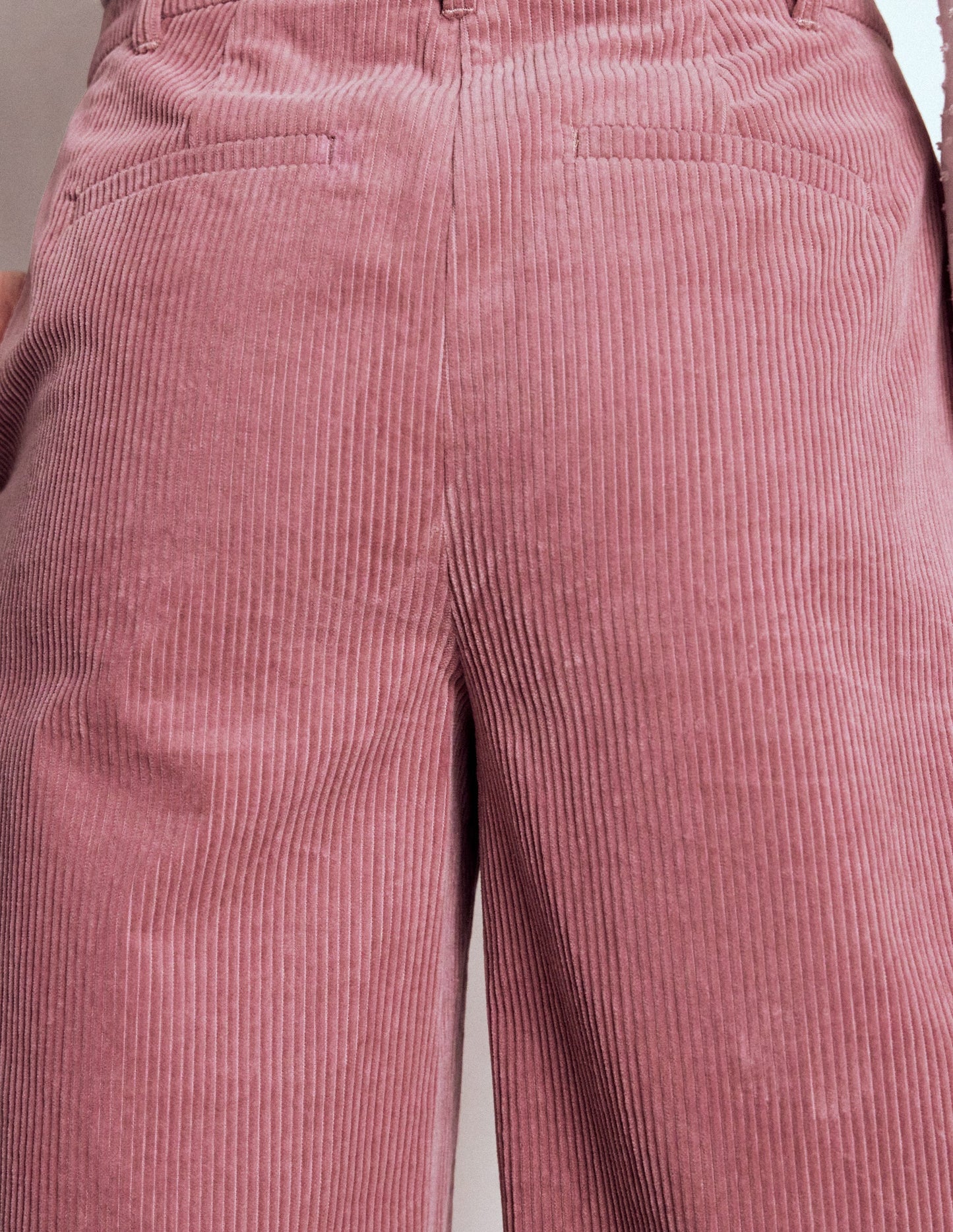 Pantalon Belgravia en velours côtelé-Bruyère rose